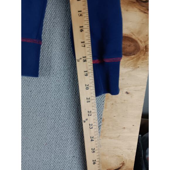 Disney Parks Disneyland Resort Hoodie Youth XS Blue Patched Full Zip 1955 - Picture 11 of 12